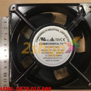 QUẠT COMMONWEALTH FP-108-1 S1-BU, 220VAC, 120x120x38mm