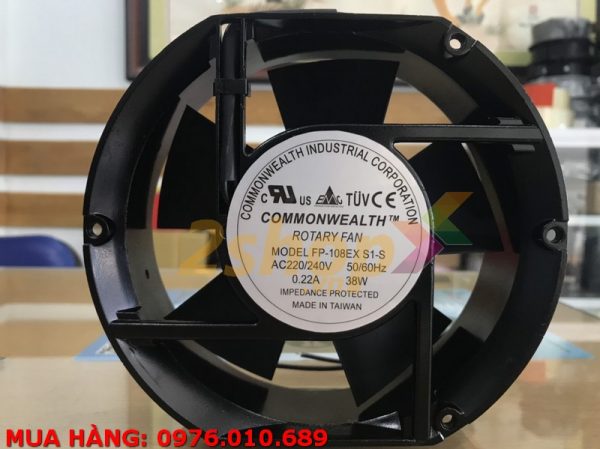 QUẠT COMMONWEALTH FP-108EX-S1-S, 220VAC, 172x150x51mm