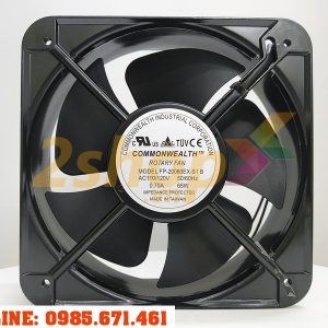 QUẠT COMMONWEALTH FP-20060EX-S1 B, 110-120VAC, 200x200x60mm