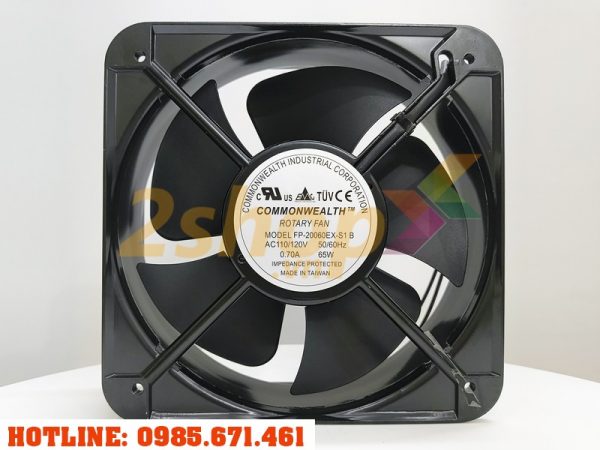 QUẠT COMMONWEALTH FP-20060EX-S1 B, 110-120VAC, 200x200x60mm