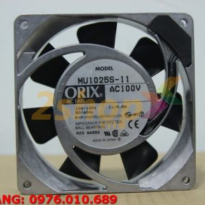 QUẠT ORIX MU1025S-11, 100VAC, 104x104x25mm