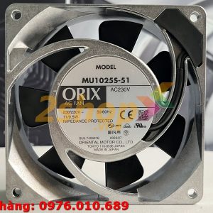 QUẠT ORIX MU1025S-51, 220-230VAC, 104x104x25mm