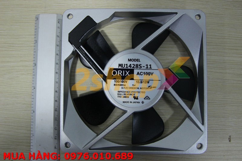 QUẠT ORIX MU1428S-11, 100VAC, 140x140x28mm
