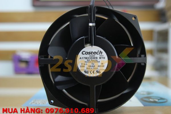 Quạt Costech A17M23SWB MT0, 230VAC, 172x150x55mm