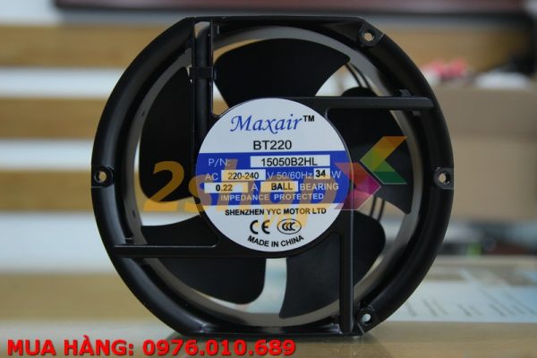 Quạt Maxair BT220 15050B2HL, 220-240VAC, 172x150x51mm