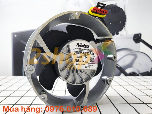 QUẠT NIDEC D1751S48B9CP-54, 48VDC, 172x51mm