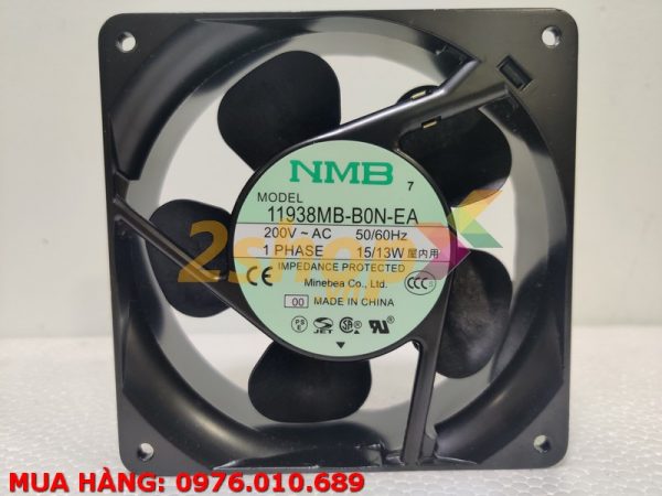 QUẠT NMB 11938MB-B0N-EA, 200VAC, 120x120x38mm