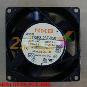 QUẠT NMB 3115FS-23T-B20, 230VAC, 80x80x38mm