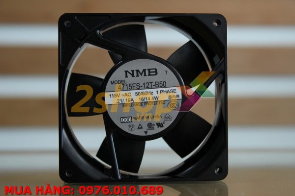 QUẠT NMB 4715FS-12T-B50, 115VAC, 120x120x38mm