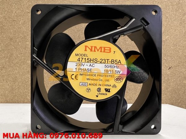 QUẠT NMB 4715HS-23T-B5A, 230VAC, 120x120x38mm