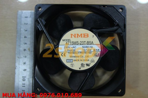 QUẠT NMB 4715MS-23T-B5A, 230VAC, 120x120x38mm