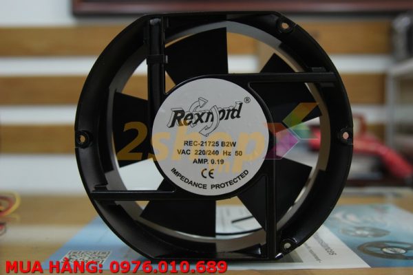 Quạt REXNORD REC-21725 B2W, 220-240VAC, 172x150x51mm