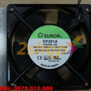 QUẠT SUNON DP201A 2123HSL.GN, 220-240VAC, 120x120x38 mm