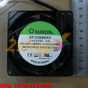 QUẠT SUNON SF23080AT 2082HBL.GN, 220-240VAC, 80x80x25mm