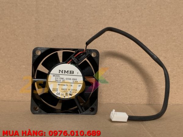 Quạt NMB 2410ML-05W-B80, 24VDC, 60x60x25mm