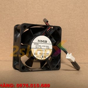 Quạt NMB 2410ML-05W-B80, 24VDC, 60x60x25mm