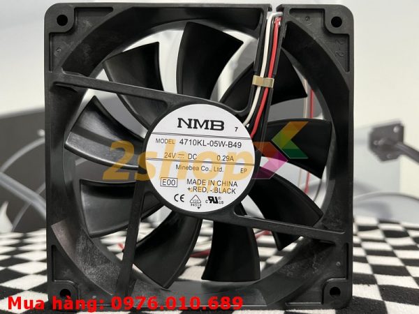 Quạt NMB 4710KL-05W-B49, 24VDC, 120x120x25mm