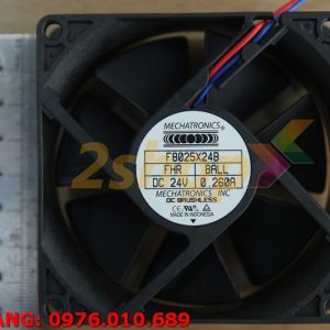 Quạt MECHATRONICS F8025X24B-FHR, 24VDC, 80x80x25mm
