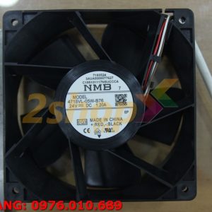 Quạt NMB 4715VL-05W-B76, 24VDC, 120x120x38mm
