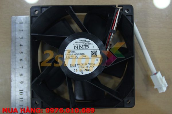 Quạt NMB 4715VL-05W-B76, 24VDC, 120x120x38mm