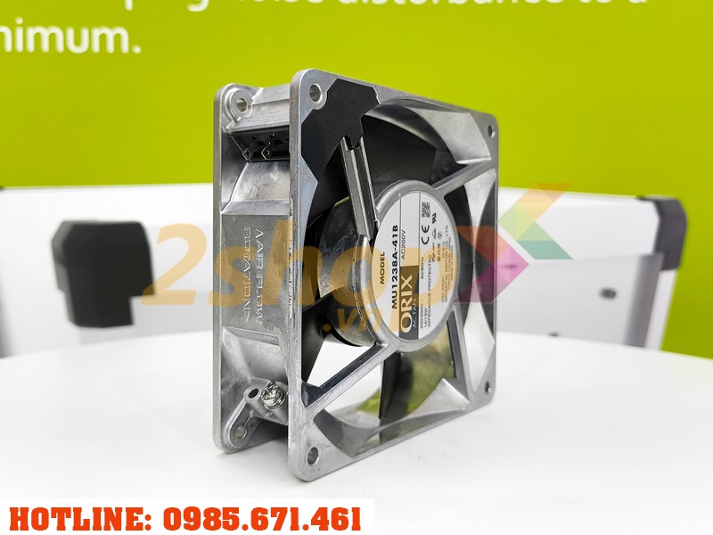 QUẠT ORIX MU1238A-41B, 200VAC, 120x120x38mm QUẠT ORIX MU1238A-41B, 200VAC, 120x120x38mm