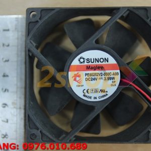 QUẠT SUNON PE80252V2-000C-A99, 24VDC, 80x80x25mm