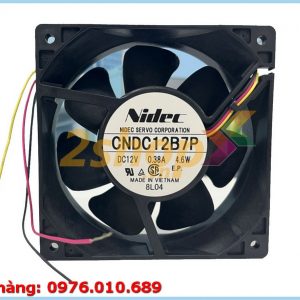 QUẠT NIDEC CNDC12B7P, 12VDC, 120x120x38mm
