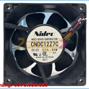QUẠT NIDEC CNDC12Z7C, 12VDC, 120x120x38mm