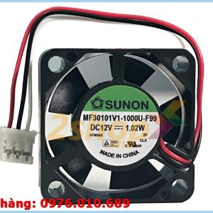 QUẠT SUNON MF30101V1-1000U-F99, 12VDC, 30x30x10mm