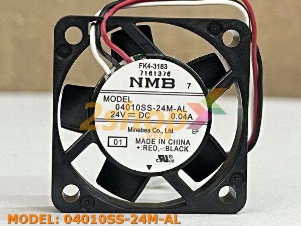 Quạt NMB 04010SS-24M-AL, 24VDC, 40x40x10mm