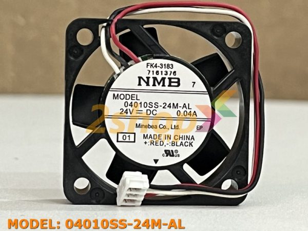 Quạt NMB 04010SS-24M-AL, 24VDC, 40x40x10mm