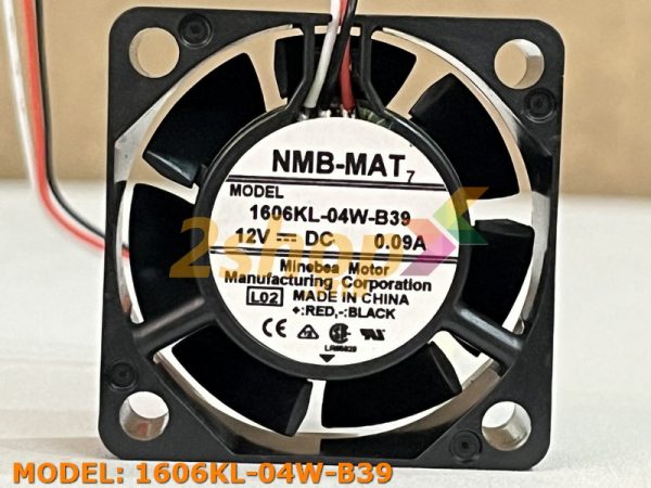 Quạt NMB 1606KL-04W-B39, 12VDC, 40x40x15mm