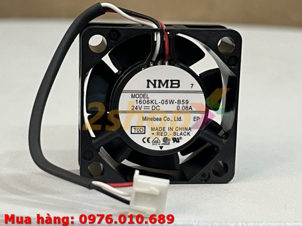 Quạt NMB 1606KL-05W-B59, 24VDC, 40x40x15mm