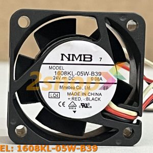 Quạt NMB 1608KL-05W-B39, 24VDC, 40x40x20mm