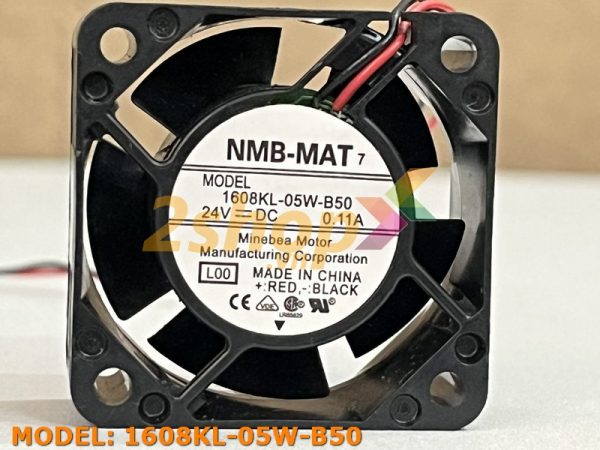 Quạt NMB 1608KL-05W-B50, 24VDC, 40x40x20mm