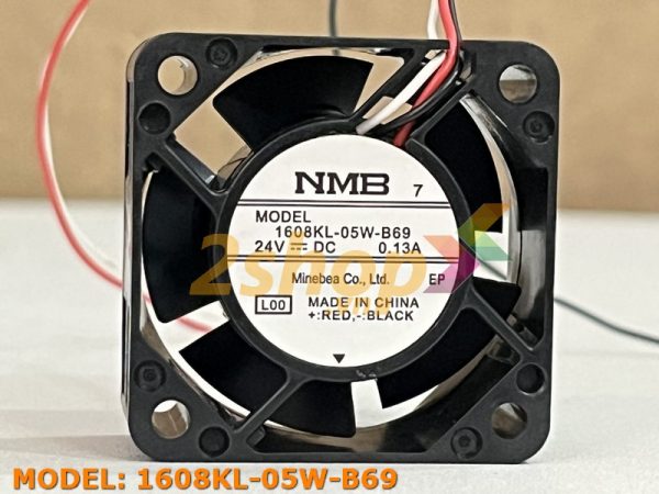 Quạt NMB 1608KL-05W-B69, 24VDC, 40x40x20mm
