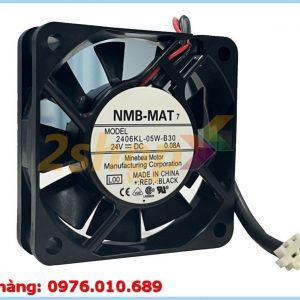 QUẠT NMB 2406KL-05W-B30, 24VDC, 60x60x15mm
