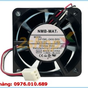 QUẠT NMB 2410ML-04W-B69, 12VDC, 60x60x25mm