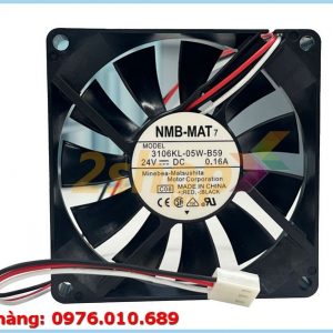 Quạt NMB 3106KL-05W-B59, 24VDC, 80x80x15mm