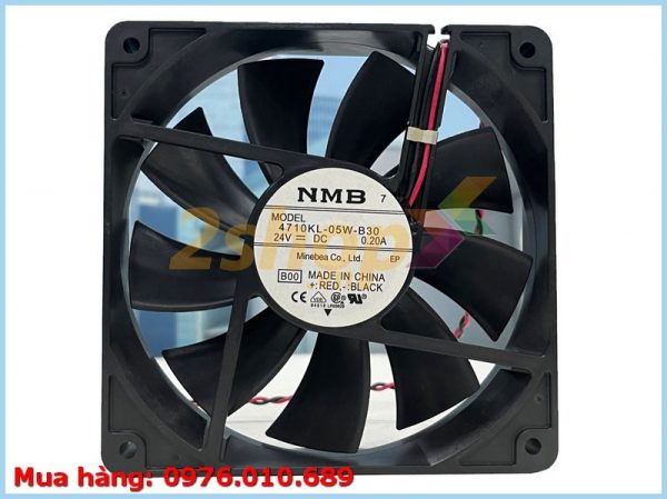 Quạt NMB 4710KL-05W-B30, 24VDC, 120x120x25mm