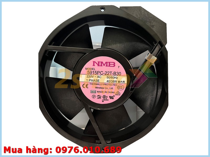 Quạt NMB 5915PC-22T-B30, 220VAC, 172x150x38mm