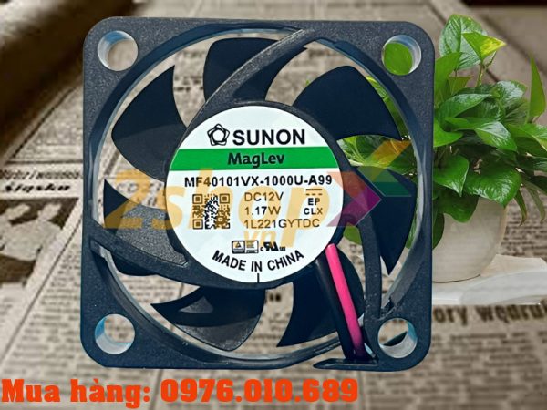 Quạt SUNON MF40101VX-1000U-A99, 12VDC, 40x40x10mm