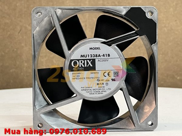 QUẠT ORIX MU1238A-41B, 200VAC, 120x120x38mm
