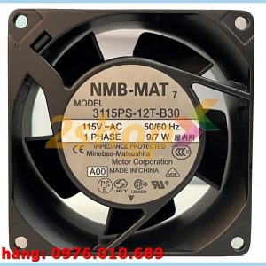 QUẠT NMB 3115PS-12T-B30, 115VAC, 80x80x38mm