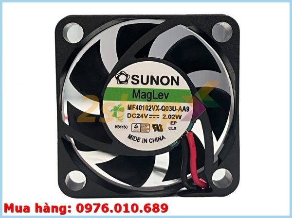 Quạt SUNON MF40102VX-Q03U-AA9, 24VDC, 40x40x10mm