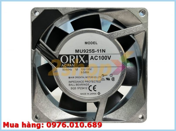QUẠT ORIX MU925S-11N, 100VAC, 92x92x25mm