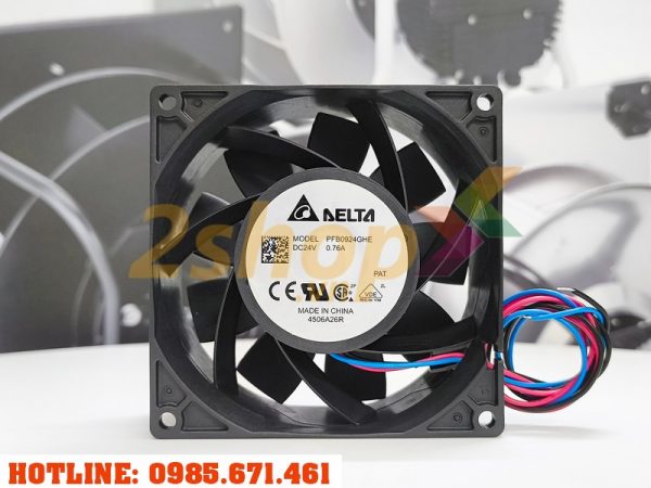Quạt DELTA PFB0924GHE, 24VDC, 92x92x38mm