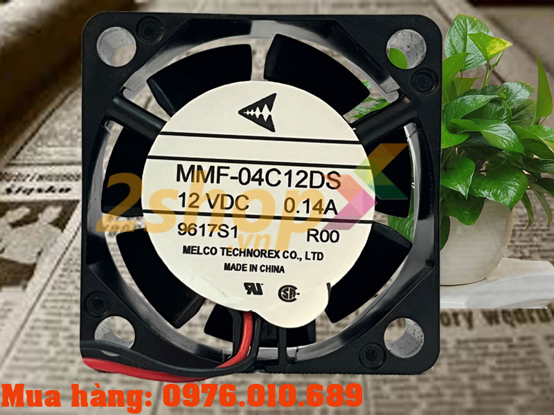 Quạt MELCO MMF-04C12DS R00, 12VDC, 40x40x15mm