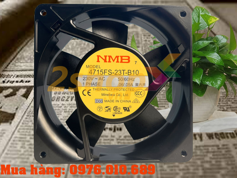QUẠT NMB 4715FS-23T-B10, 230VAC, 120x120x38mm