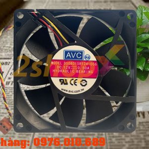 Quạt AVC DS08015R12H-006, 12VDC, 80x80x15mm
